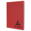 Laserable Leatherette Journal with Lined Notepad
