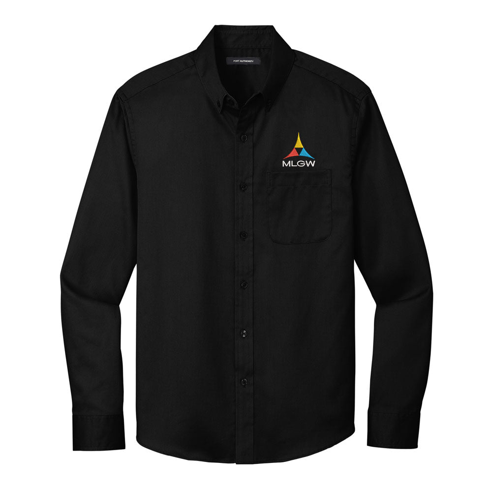 Port Authority Long Sleeve SuperPro React Twill Shirt