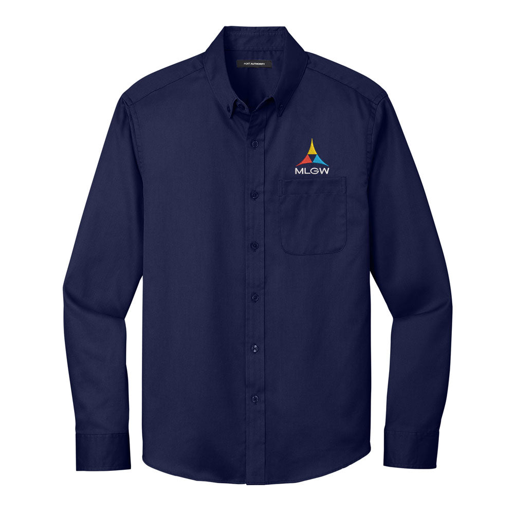 Port Authority Long Sleeve SuperPro React Twill Shirt