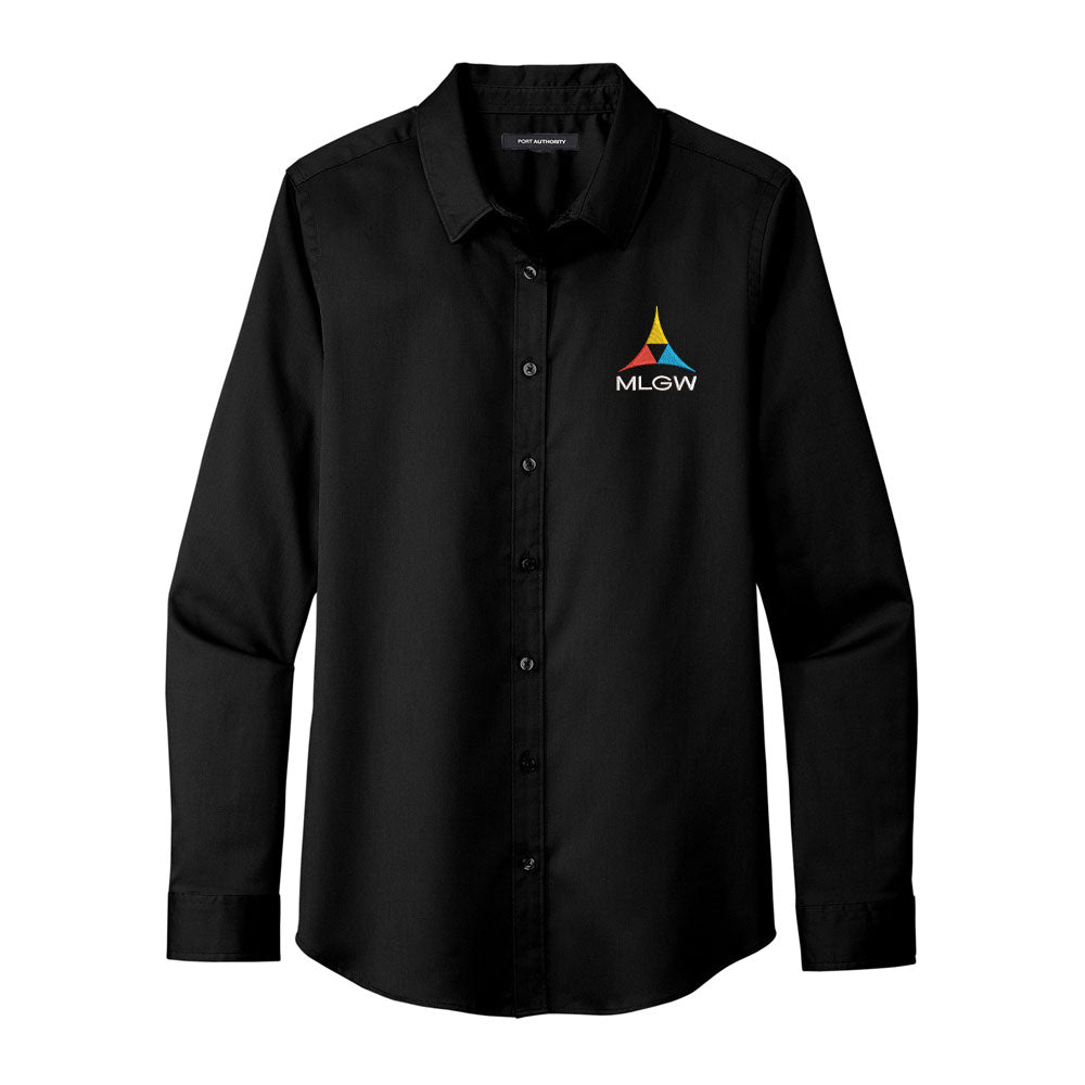 Port Authority Women's Long Sleeve SuperPro React Twill Shirt