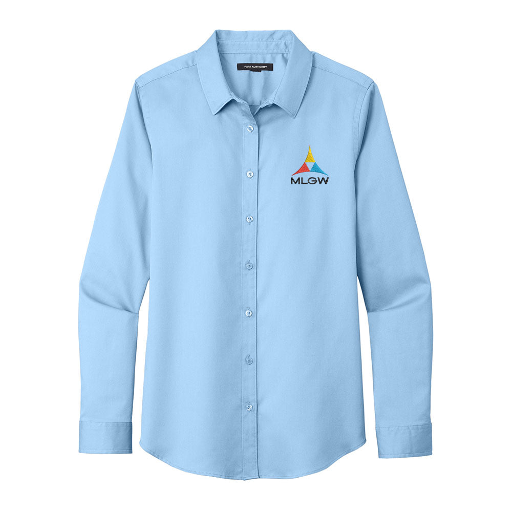 Port Authority Women's Long Sleeve SuperPro React Twill Shirt