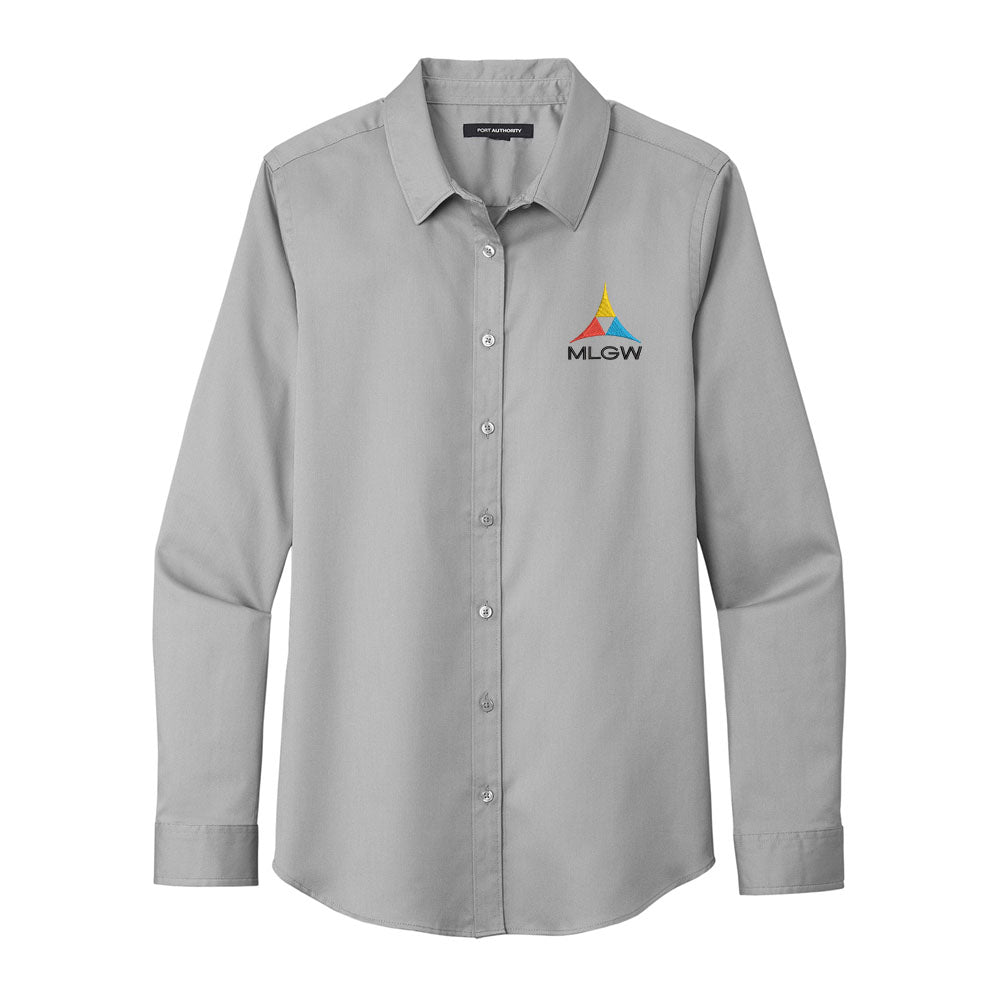 Port Authority Women's Long Sleeve SuperPro React Twill Shirt
